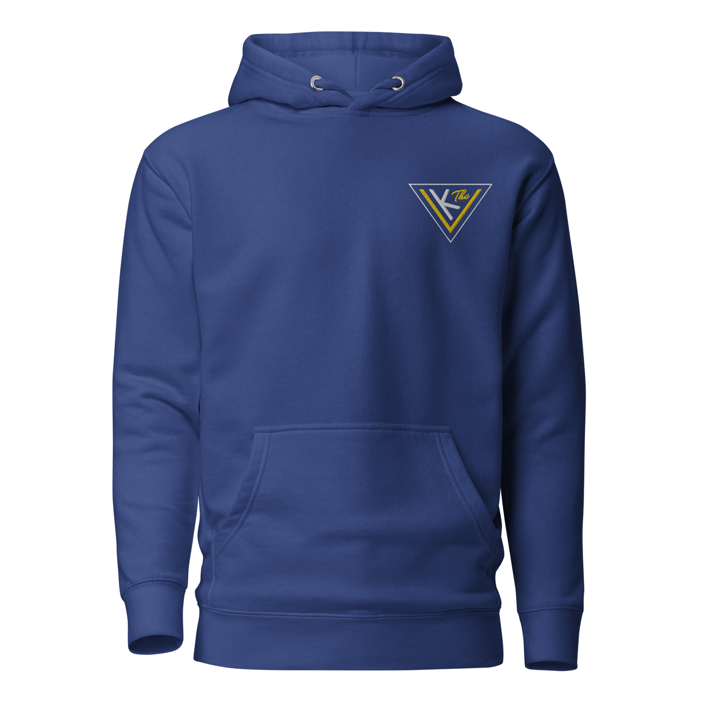 gold on royal Unisex Hoodie