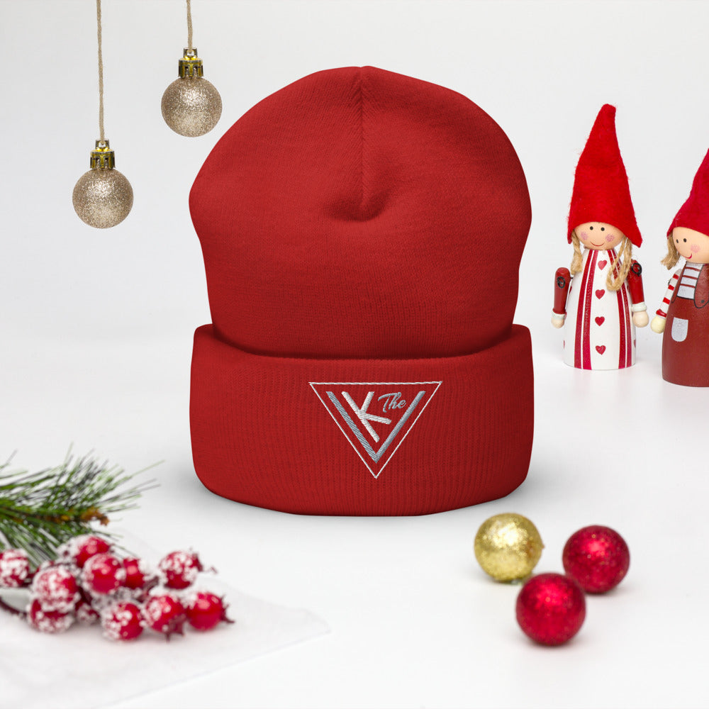 Cuffed Beanie- Red v