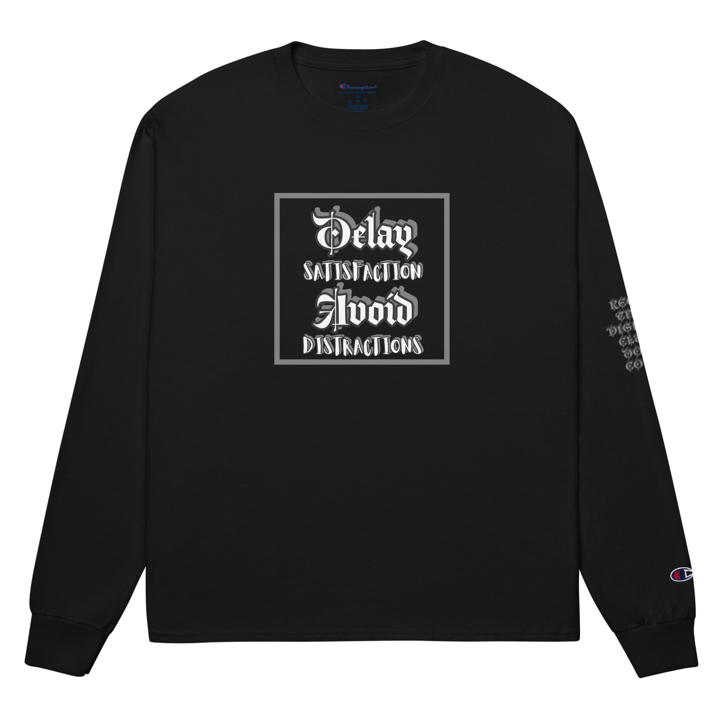 "Delay Satisfaction" Long Sleeve Tee