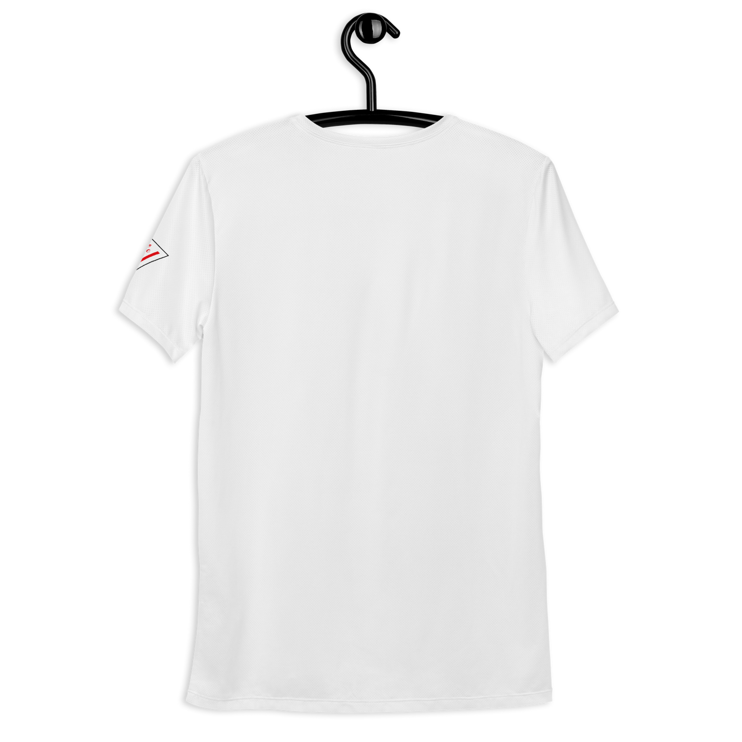 KTV Athletic Performance Tee - red on white