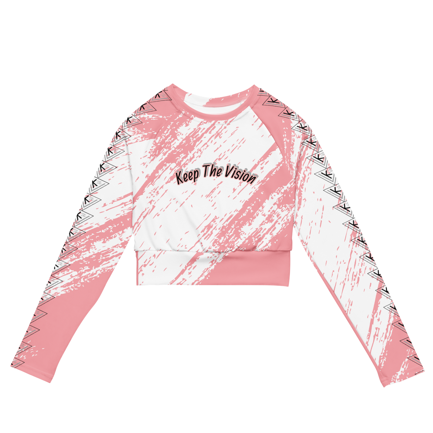 Lady Hooper long-sleeve crop top