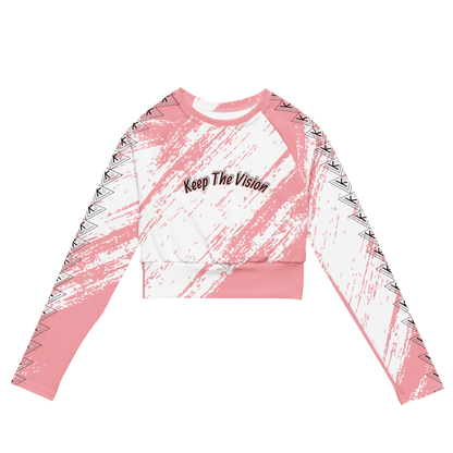 Lady Hooper long-sleeve crop top