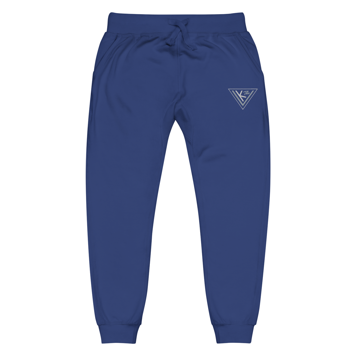 gray on royal Unisex Joggers