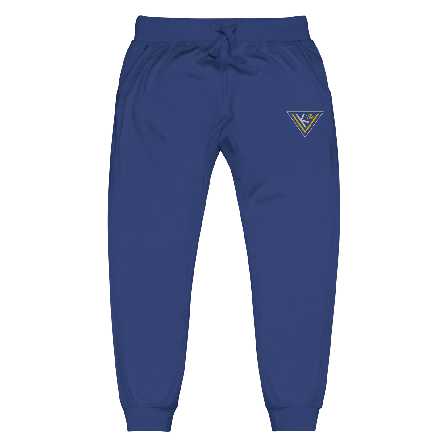 gold on royal Unisex Joggers