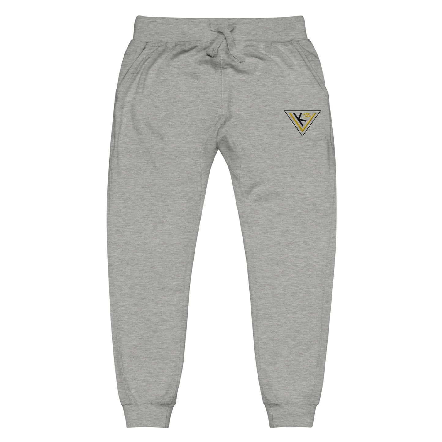 gold on gray Unisex Joggers