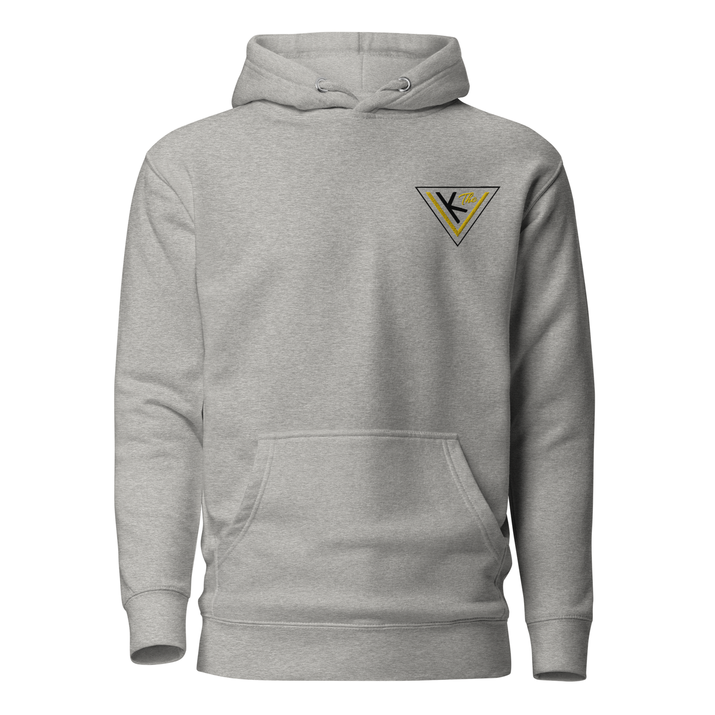 gold on gray Unisex Hoodie