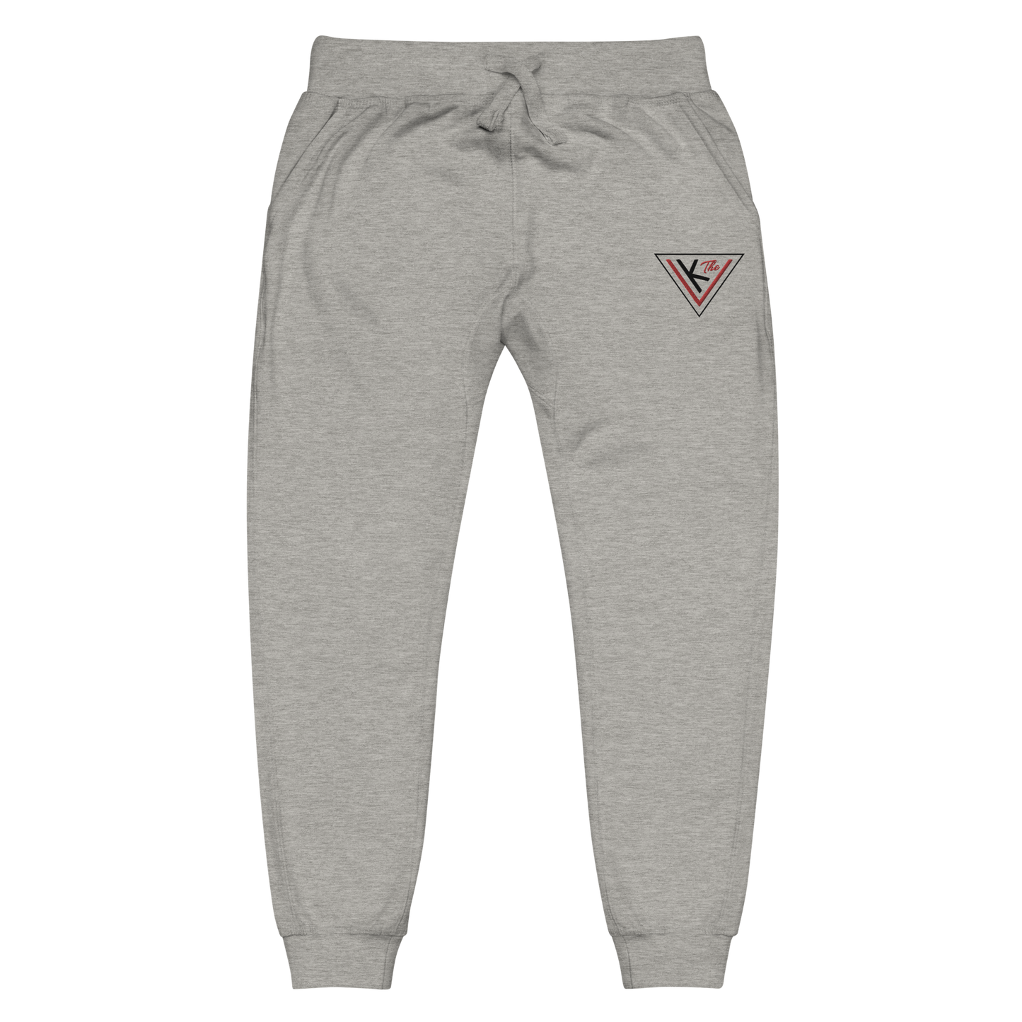 red on gray Unisex Joggers