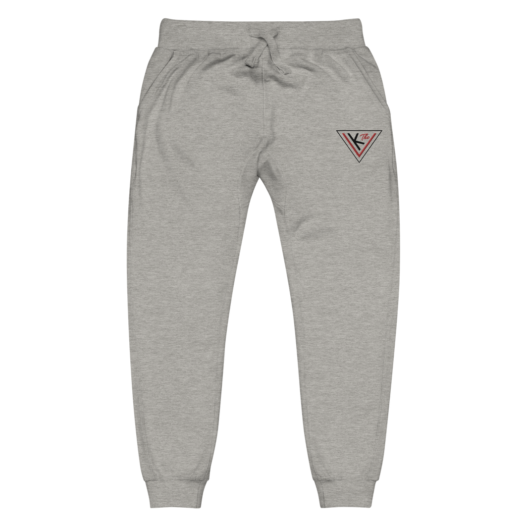 red on gray Unisex Joggers