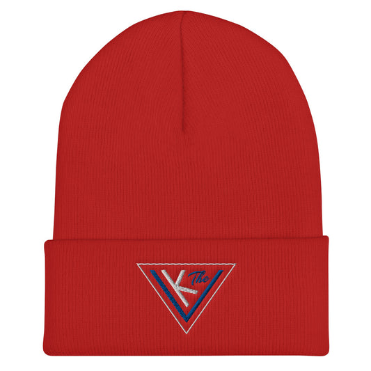 Cuffed Beanie - blue v