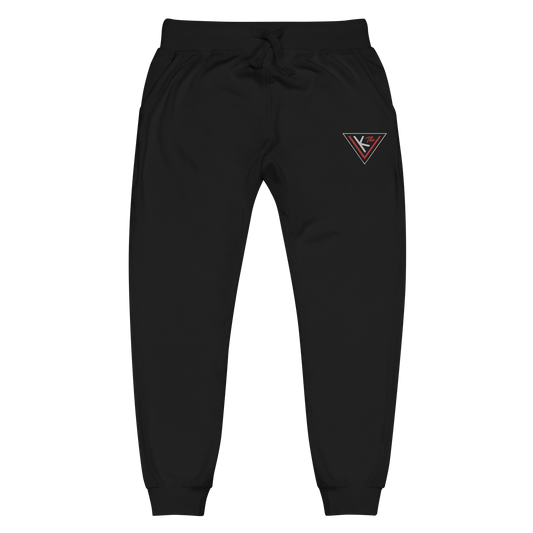 red on black Unisex Joggers